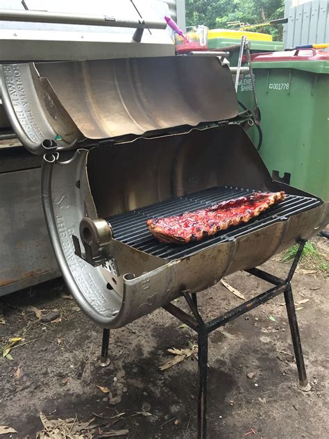 Beer Keg Bbq Bear Grill Outdoor Man Cave Barrel Bbq Custom Bbq Pits
