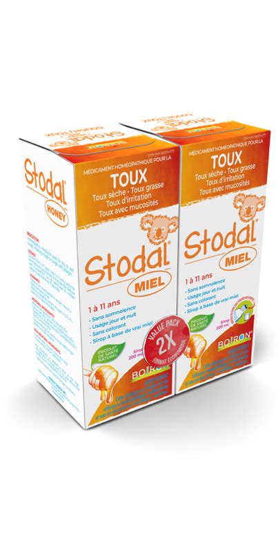 Buy Boiron Stodal Honey For Childrens Cold Value Pack At Wellca