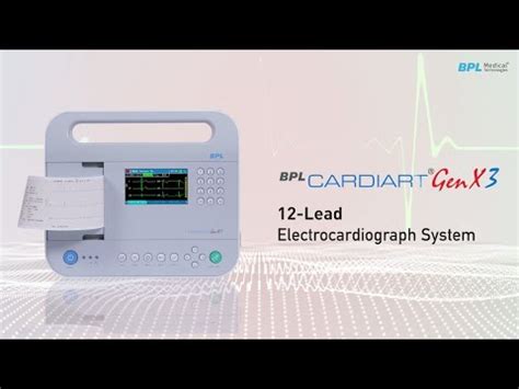 Bpl Cardiart Genx Channel Ecg Cardiology Solution Youtube