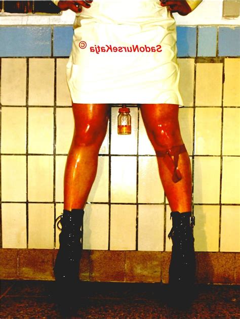 Rubber Nurse Enema Clear Spandex ZB Porn