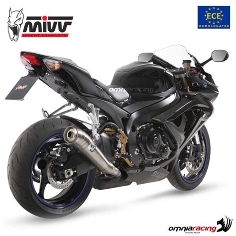 Mivv Exhaust Slip On Ghibli Approved Steel Suzuki Gsxr