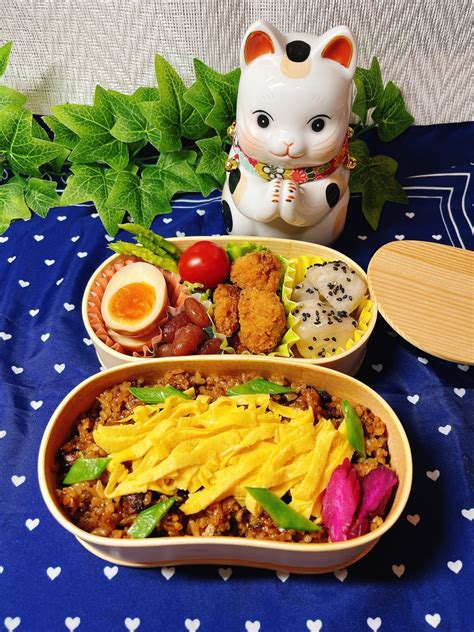 あきちゃんちのラララ♪お弁当♪鰻のひつまぶし風でお弁当編 楽しく♪楽チン♪大笑い♪ラララ♪お弁当♪ パパや長男社会人の毎日のお弁当