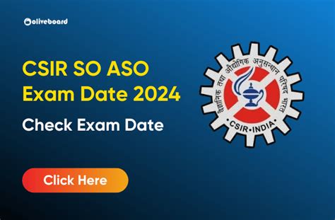 Csir So Aso Exam Date Out Check Prelims Dates And Schedule