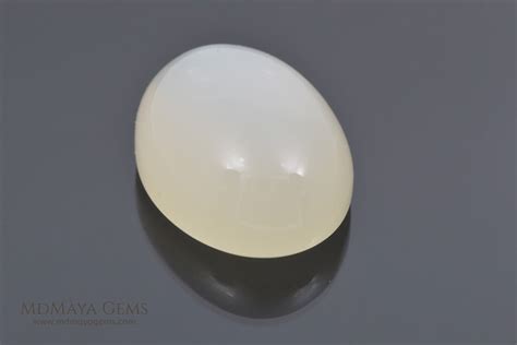 White Moonstone Gem Oval Cab Cut 2504 Ct Mdmaya Gems