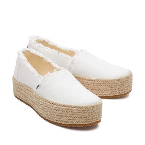 Buty Toms Valencia Platform Espadrille Damskie Bia E