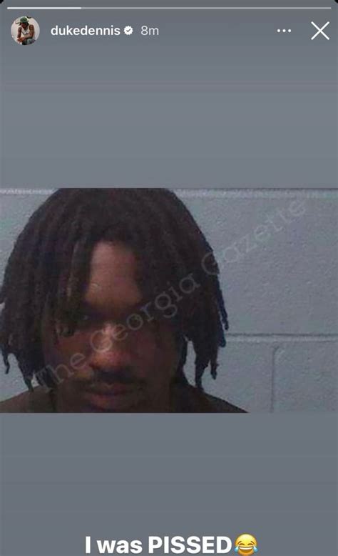 Duke Dennis Mugshot 😂