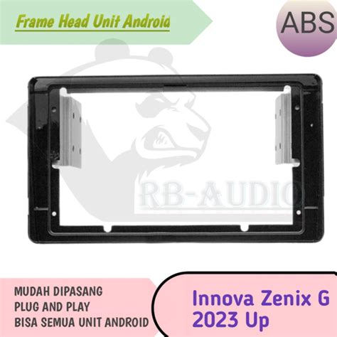 Jual Frame Headunit Android Toyota Innova Zenix Type G Inch