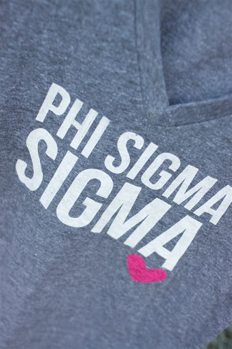 Phi Sigma Sigma Sorority Heart Tee By Thegreeksupply On Etsy