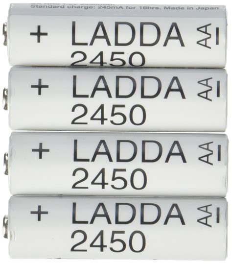 Amazon.com: Ikea ladda AA Battery rechargeable 2450 mAz : Health ...