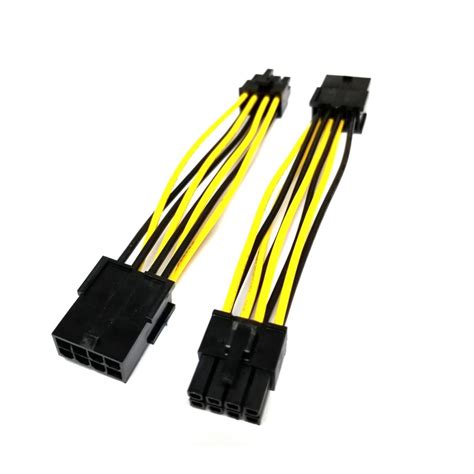 Pcie 8 Pin To Atx Cpu Eps 8 Pin Adapter Cable 10cm Moddiy