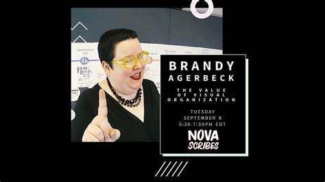 Nova Scribes Brandy Agerbeck The Value Of Visual Organization Youtube