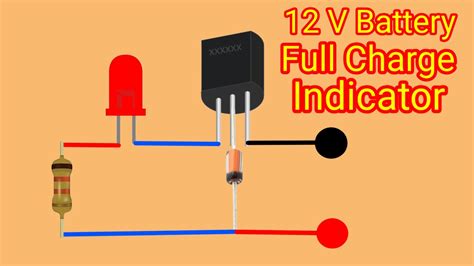 Very Simple 12 Volt Battery Full Charge Indicator Circuit