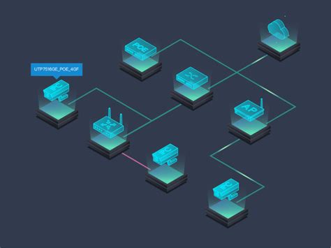 Network topology icons