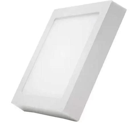 Paflon Painel Luminaria Led 24w 25w Sobrepor Quadrado Branco Frio 6500k