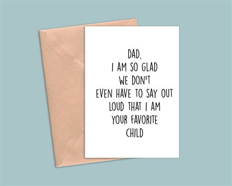 Funny Fathers Day Card From Son, Funny Fathers Day Card From Daughter ...