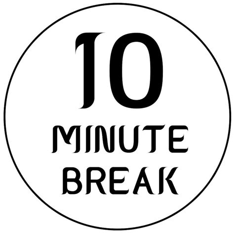 When Students Reach Their 10 Minute Break Between Test Sections