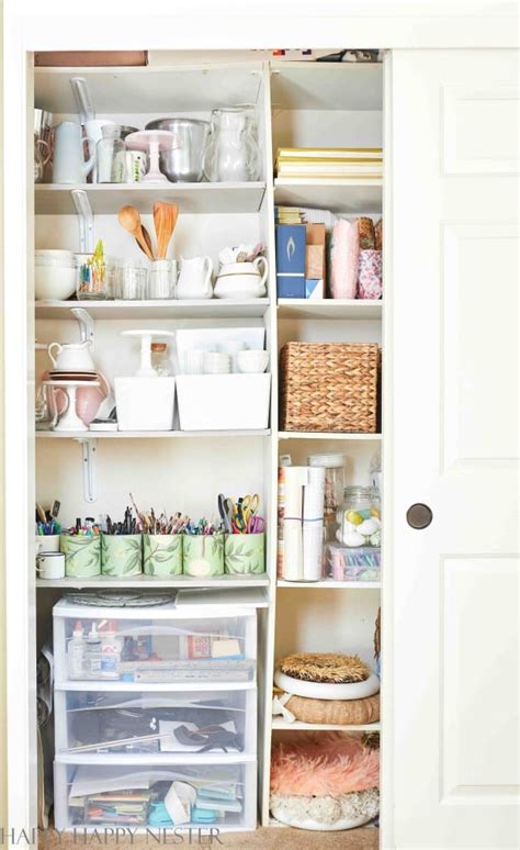 DIY Storage Closet Ideas to Double Your Storage - Happy Happy Nester