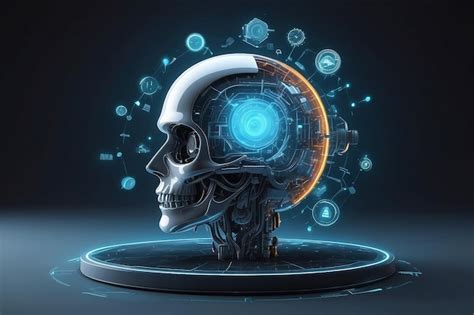 Premium Photo Ai Advancement Conceptual Digital 3d Illustration