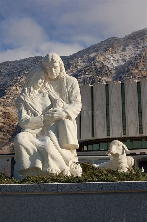 Mary, Joseph And Jesus Statue Stock Image - Image of infant, monument ...