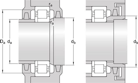 Skf Nup Ecp Roulement Rouleaux Cylindriques Une Rang E X