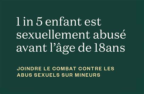 Plus De Sensibilisation à Labus Sexuel Sur Mineur En Avril