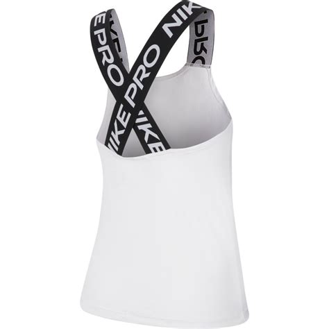 Nike Pro Dry Elastika Tank Ess White Black Strefa Tenisa Sklep