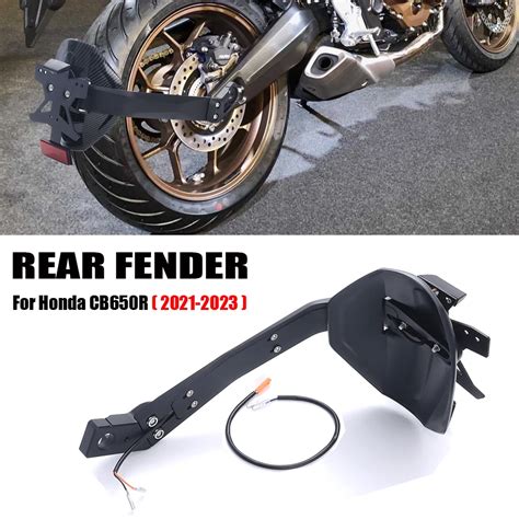 NOVA Roda Traseira Da Motocicleta Fender Suporte De Placa De Licen