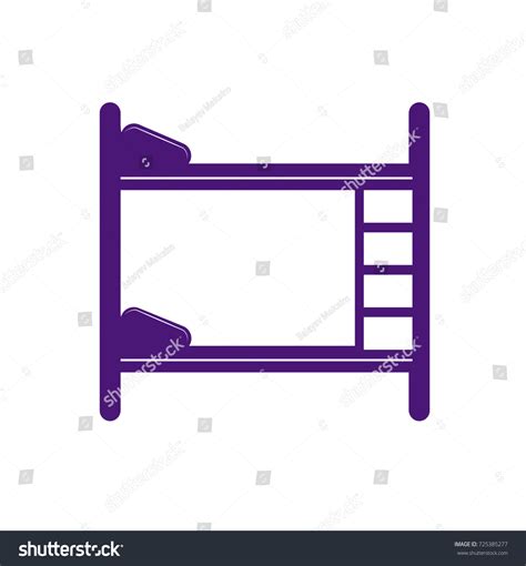 Bunk Bed Icon Vector Stock Vector Royalty Free 725385277 Shutterstock