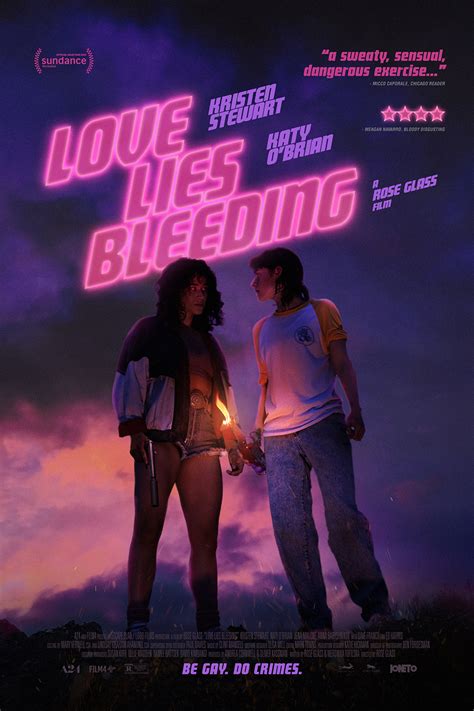 Love Lies Bleeding 2024 Poster Poster By Joneto