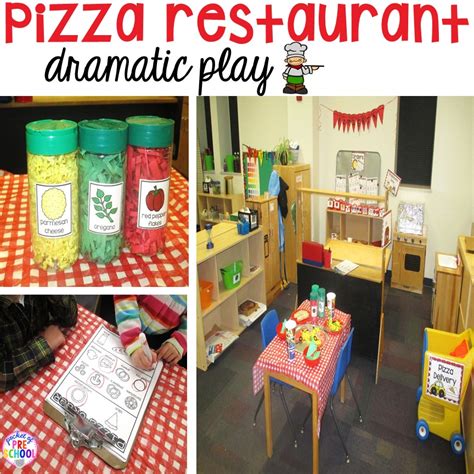 Pizza Restaurant Dramatic Play Pocket Of Preschool