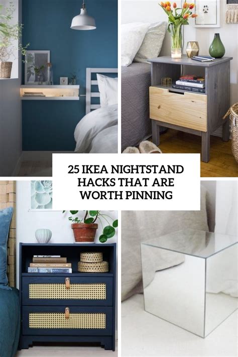 25 IKEA Nightstand Hacks That Are Worth Pinning DigsDigs