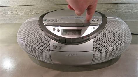 (SONY) CD-R/RW PLAYBACK CD Player Boombox. - feltoninstitute.com