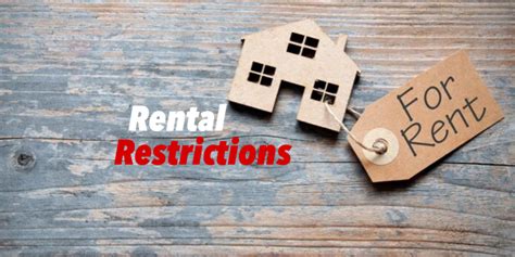 Rental Restrictions In An Hoa Community