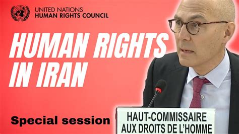 UN Human Rights Chief Volker Türk Discusses Iran Protests at SS35 YouTube