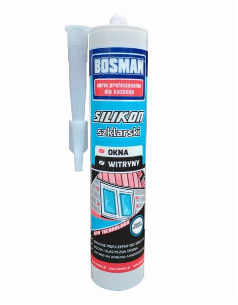 BOSMAN Silikon Szklarski Bezbarwny 310ml Sklep Internetowy Z