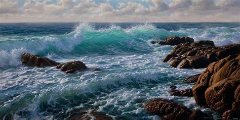 Painting Waves Seascape Paintings Waves Beach Art Painting