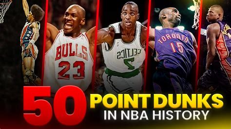 50 Jaw Dropping Nba Slam Dunk Contest Dunks Youtube