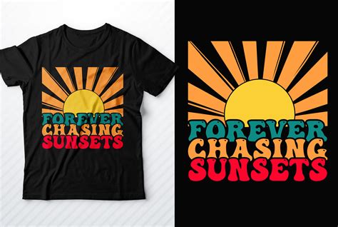 Forever Chasing Sunsets Beach T Shirt Graphic By Mitoncrr · Creative