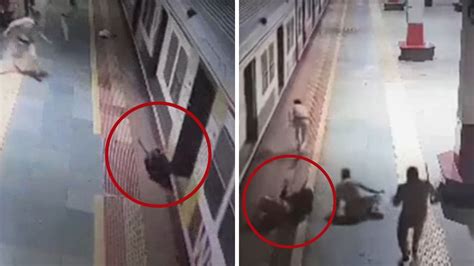 Mumbai News Passenger Slips While Boarding Local Train At Borivali