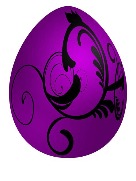 Decorative Purple Easter Egg Transparent PNG PNG Mart