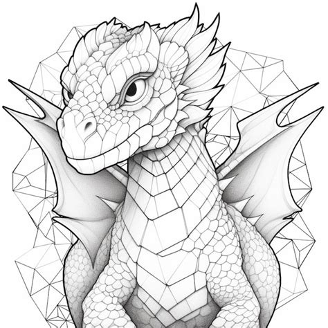 Premium Ai Image A Drawing Of A Dragon With A Broken Face And A