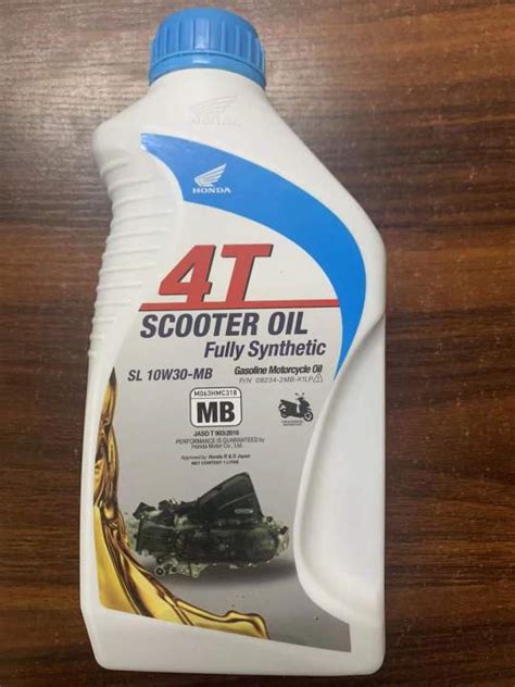 Honda Motor Oil T Api Sj Sae Ma T Api Sl Sae W Mb Lazada Ph