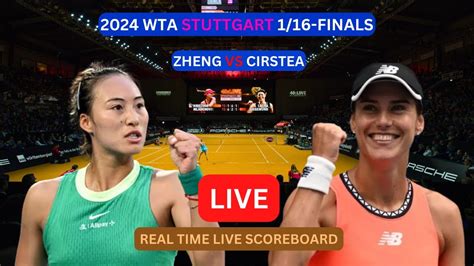 Qinwen Zheng Vs Sorana Cirstea LIVE Score UPDATE Today Women S Tennis