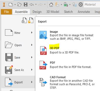 Como Criar PDF 3D A Partir De Um Arquivo Do Inventor No Vault Client