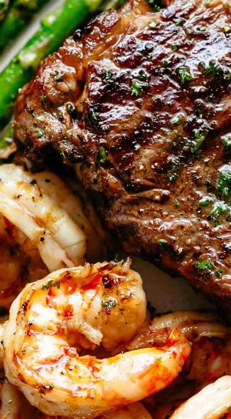 Garlic Butter Grilled Steak And Shrimp ~ An Incredible Easy To Make