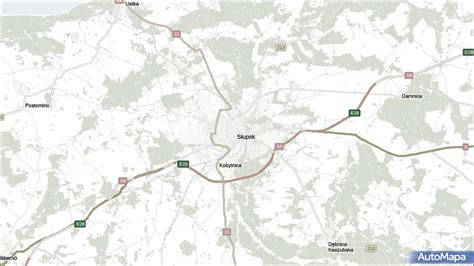 Mapa Słupska Słupsk na mapie Targeo