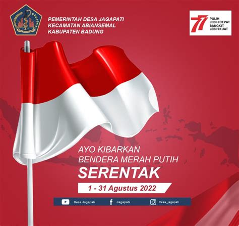 Ayo Kibarkan Bendera Merah Putih Setentak 1 31 Agustus 2022