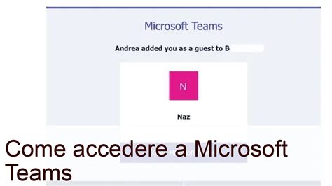 Come Accedere A Microsoft Teams Salvatore Aranzulla Youtube