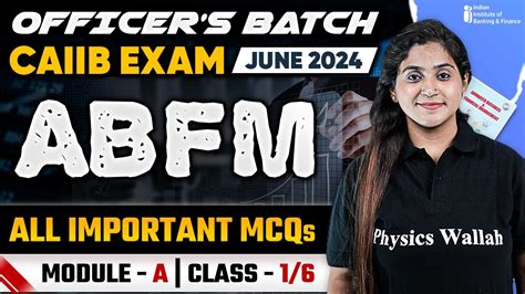 Caiib Abfm Module A Class Important Mcq Caiib Exam June