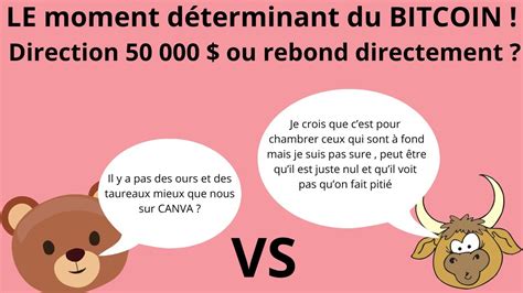 Le Moment D Terminant Sur Le Bitcoin Direction K Ou Rebond De Suite